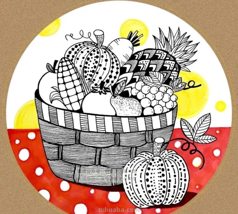 马克笔手绘作品，线描绘画作品欣赏28张