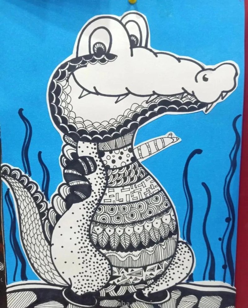 马克笔手绘作品，线描绘画作品欣赏28张