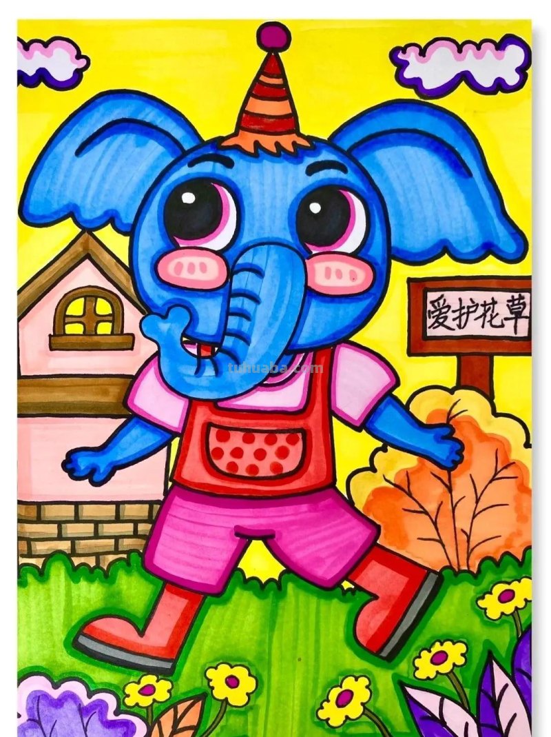马克笔手绘作品，线描绘画作品欣赏28张