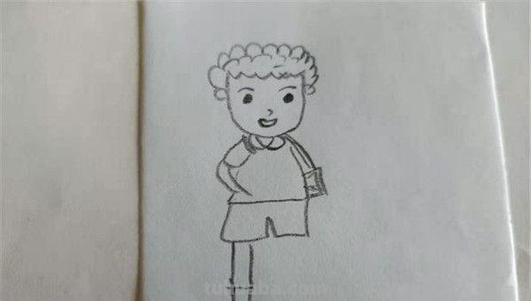 男人怎么画简笔画全身 如何画男生全身？