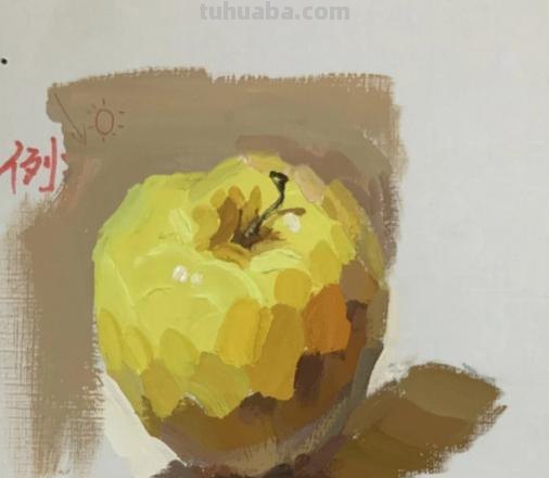 色彩水果画法及色彩水果画法步骤调色