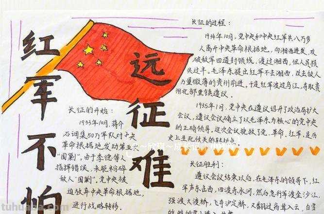 红军手抄报怎么写 红军手抄报内容怎么写?