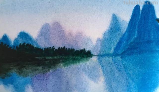 【绘画教程】如何用色彩描绘绚丽山水风景?