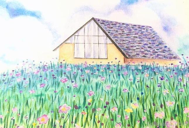 用彩铅画春天景色怎么画 怎么用彩铅画出四季花园?