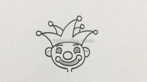 简笔画小丑涂什么颜色 小丑怎么画简笔画图片?