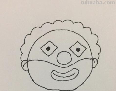 简笔画小丑涂什么颜色 小丑怎么画简笔画图片？