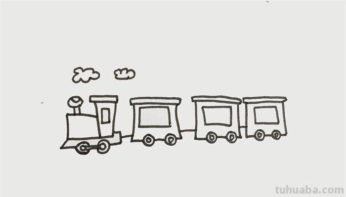 怎么画火车简笔画视频 怎样画火车简单的小火车?