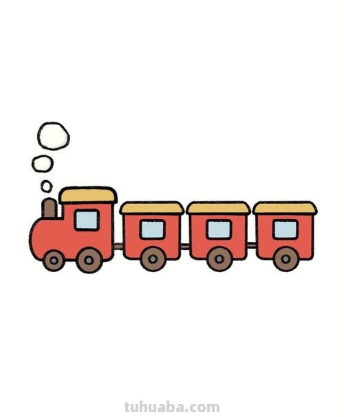 怎么画火车简笔画视频 怎样画火车简单的小火车?