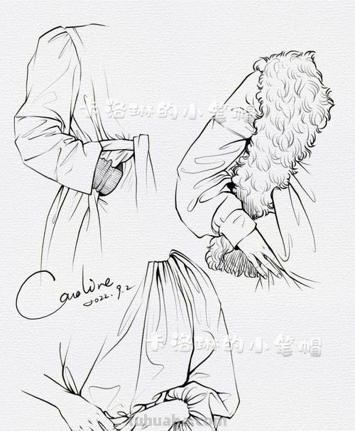 怎么画衣服褶皱?衣服褶皱的画法教学