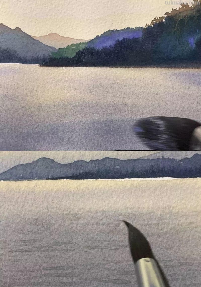 好看的水彩风景画，掌握好方法，很简单