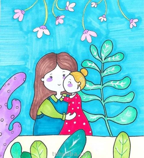 母亲节色彩及母亲节色彩画 