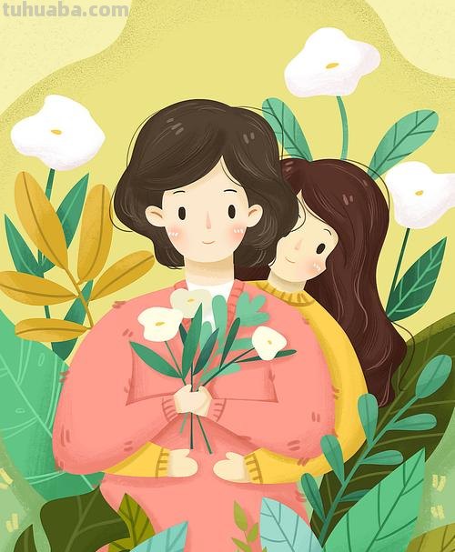 母亲节色彩及母亲节色彩画 