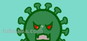 病毒创意速写 抗疫素描绘画作品？
