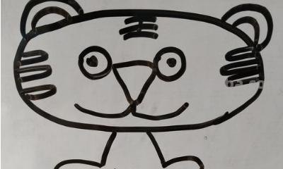 彩铅画简笔老虎怎么画 一招学会画虎？