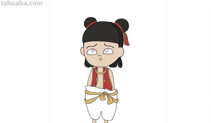 小哪吒速写 一二三年级画哪吒？