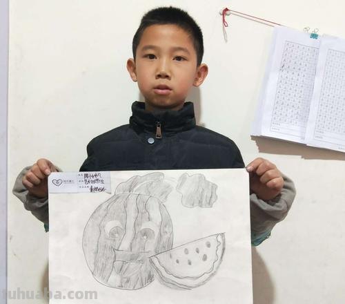 西瓜速写白描 西瓜怎么画?