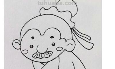 爷爷的简笔画怎么画 简笔画课堂：锄地的老爷爷？