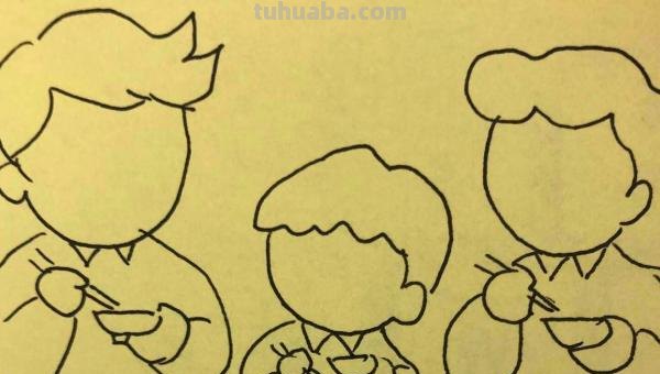 爷爷的简笔画怎么画 简笔画课堂：锄地的老爷爷？