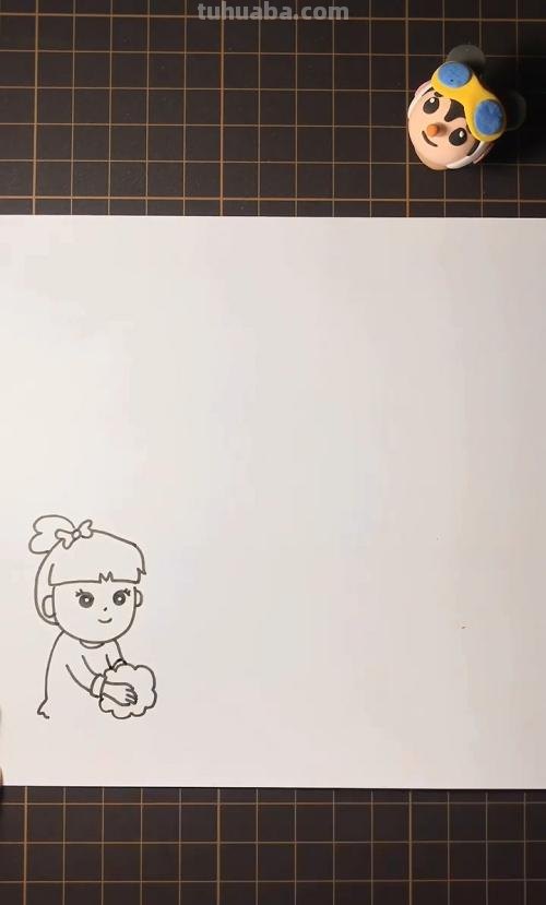怎么画手抄报画图 体质管理手抄报绘画步骤？