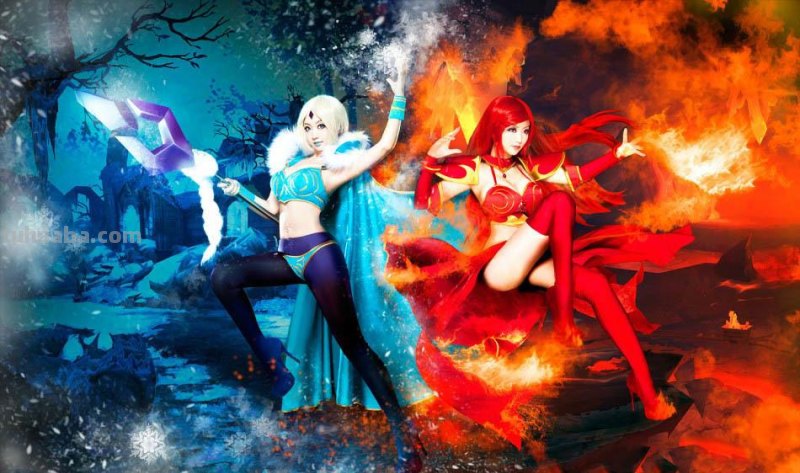一组超美的Dota2 Cosplay图，最后一张绝美
