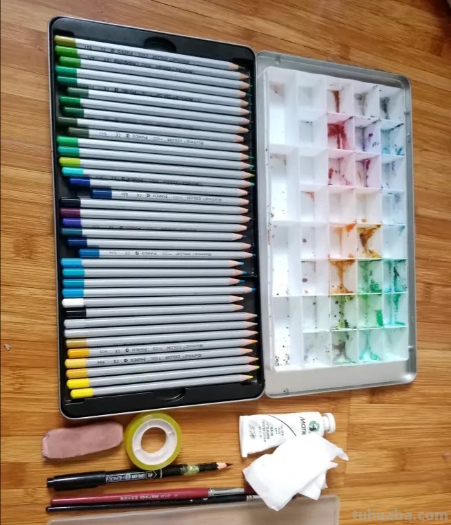 彩铅画鸟在树上怎么画 三年级画火焰鸟简单又漂亮？