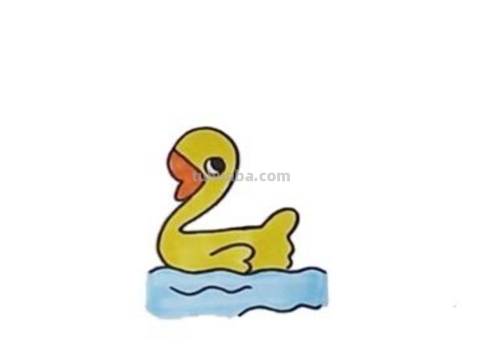 鸭子的简笔画怎么画 如何画一只鸭子，鸭子简笔画步骤图？