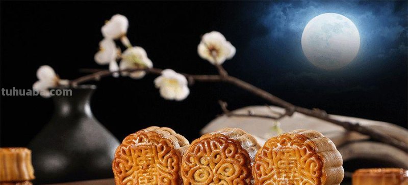 儿童画教程｜油水分离趣画中秋节的美味