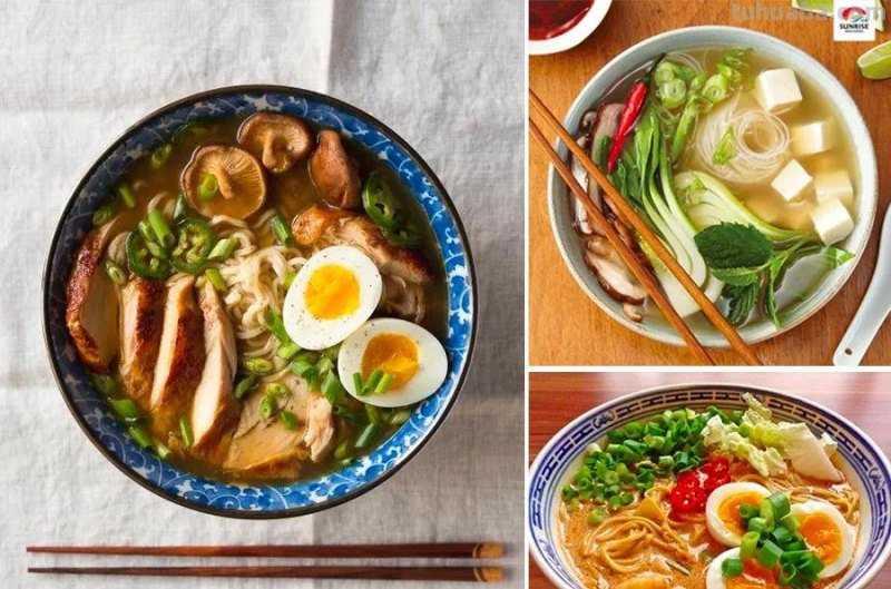 儿童画教程｜在衣食住行中发现艺术美《一碗香喷喷的拉面》