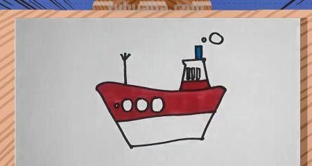 用彩铅画的小船怎么画 怎么样画帆船？
