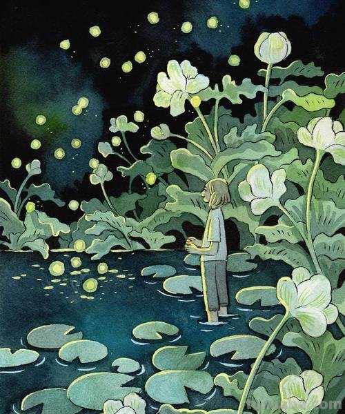 繁复细腻,诗意复古,这水彩风格绘本插画直戳我审美点