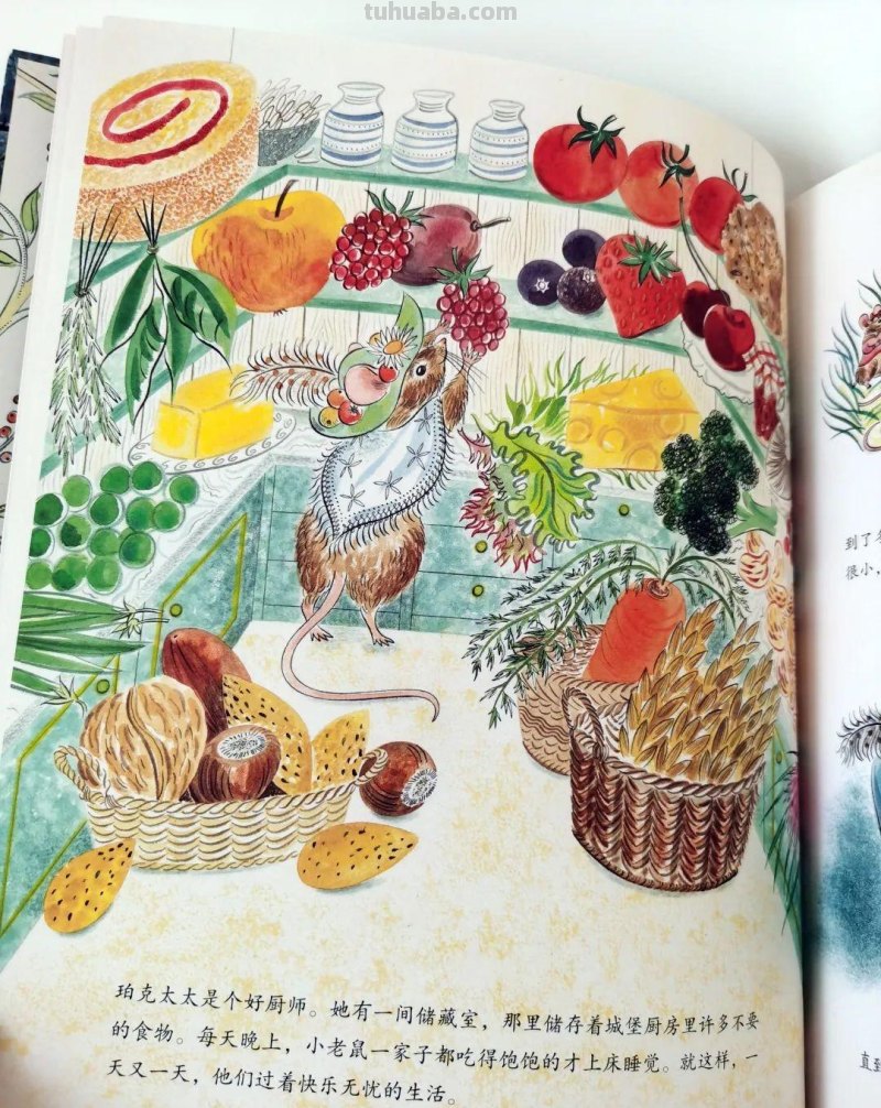 繁复细腻，诗意复古，这水彩风格绘本插画直戳我审美点