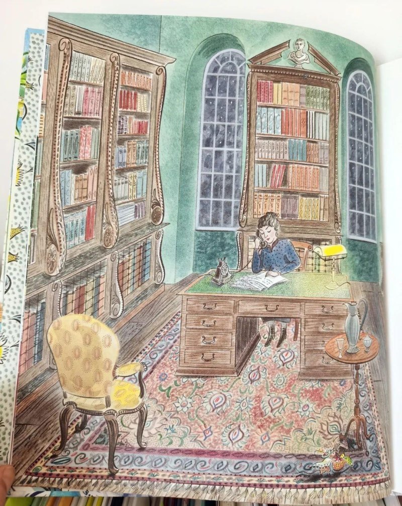 繁复细腻，诗意复古，这水彩风格绘本插画直戳我审美点