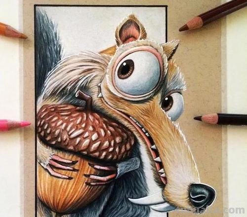 绘画参考素材｜彩铅这样画，对细节的塑造能力大有帮助