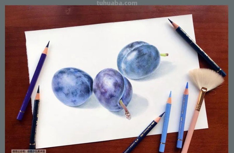 绘画参考素材｜彩铅这样画，对细节的塑造能力大有帮助