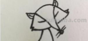 小狐狸怎么画简笔画 如何画想吃葡萄的狐狸的简笔画？