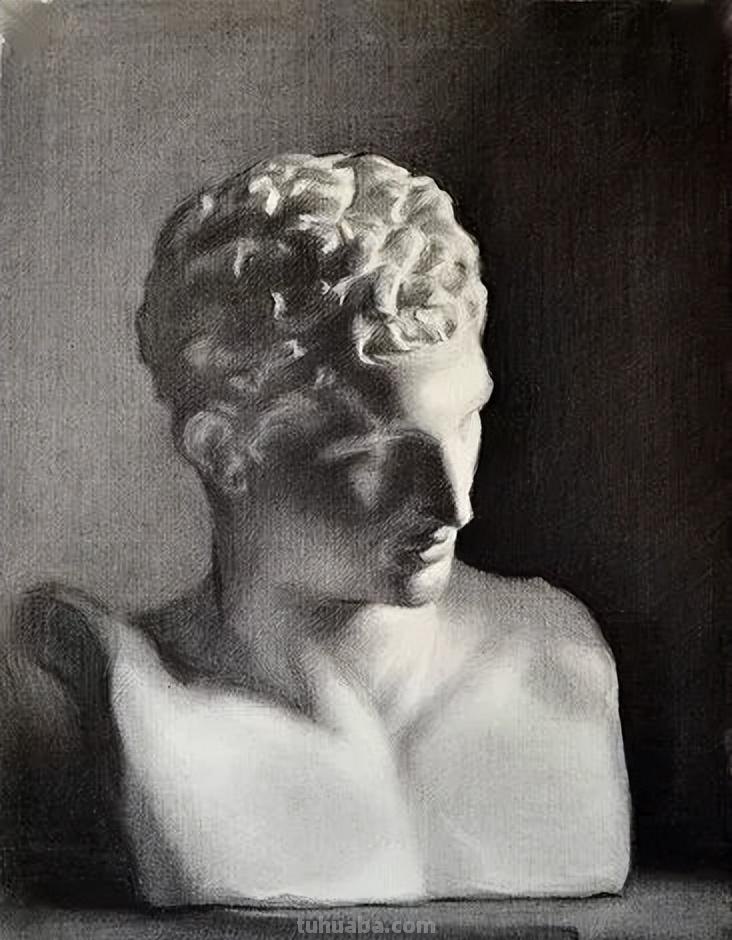 素描画到这程度，考什么美院都不怯