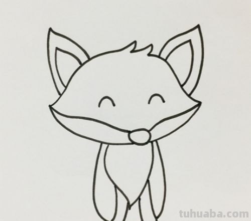 小狐狸怎么画简笔画 如何画想吃葡萄的狐狸的简笔画？