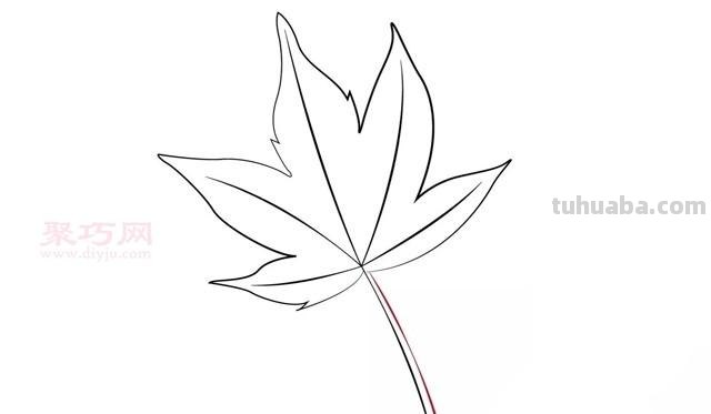 怎么画树叶的简笔画 简笔画枫叶的画法?
