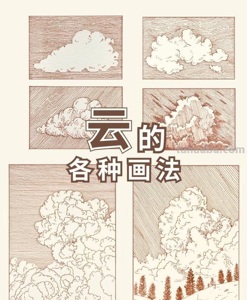 云朵速写画技巧 怎么用铅笔画云？