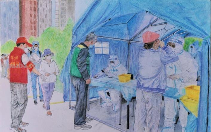 怎么用彩铅画抗疫画 抗疫英雄绘画简单版?