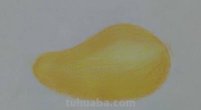 自己用彩铅画水果怎么画 彩铅两牙西瓜的画法？