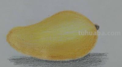 自己用彩铅画水果怎么画 彩铅两牙西瓜的画法？