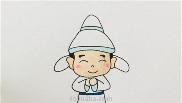 古代诗人怎么画简笔画 简笔画诗人怎么画，怎么画诗人？
