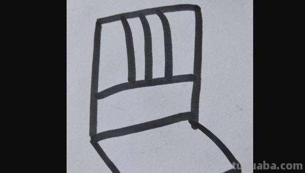 桌子椅子怎么画简笔画 简笔画：椅子的画法？