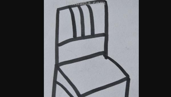 桌子椅子怎么画简笔画 简笔画：椅子的画法？