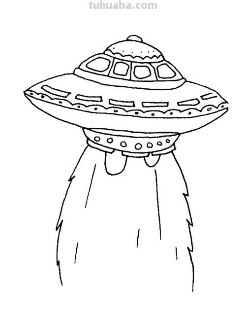 航天飞机 宇宙飞船简笔画