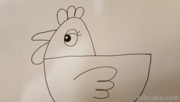 鸡的简笔画怎么画 怎样画简笔画大公鸡？