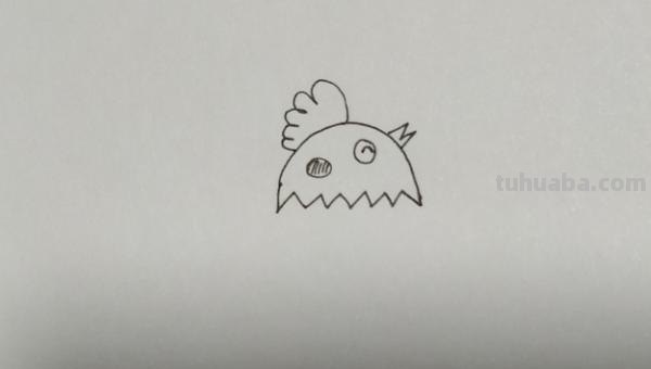 鸡的简笔画怎么画 怎样画简笔画大公鸡？