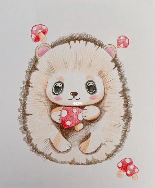 彩铅立体画铃铛怎么画 刺猬简笔画怎么画？
