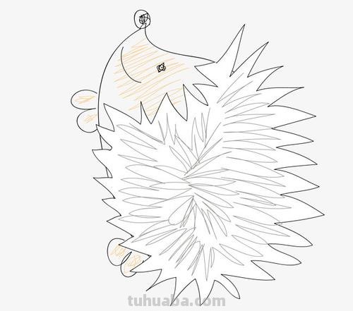 彩铅立体画铃铛怎么画 刺猬简笔画怎么画？